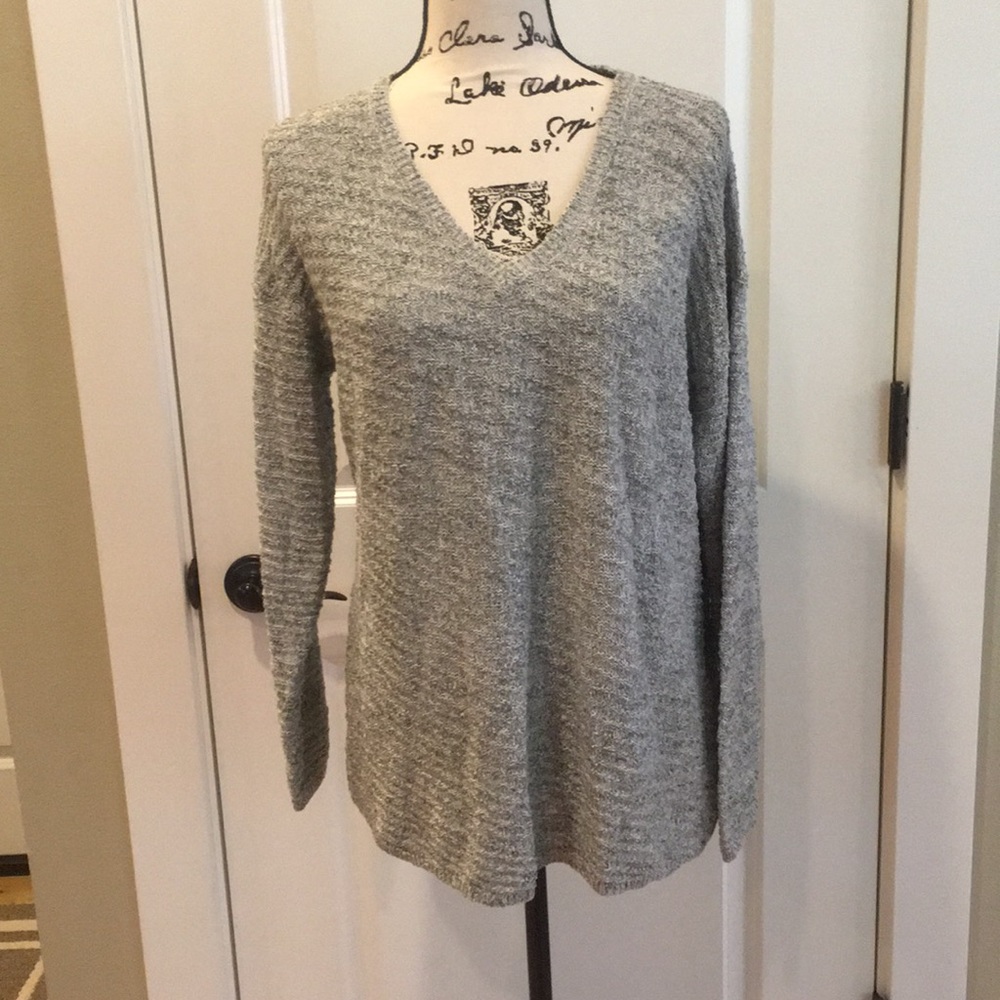 WORN ONCE. Grey knit sweater